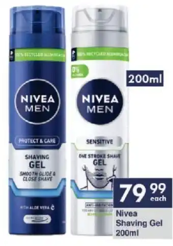 President Hyper Nivea Shaving Gel 200ml offer