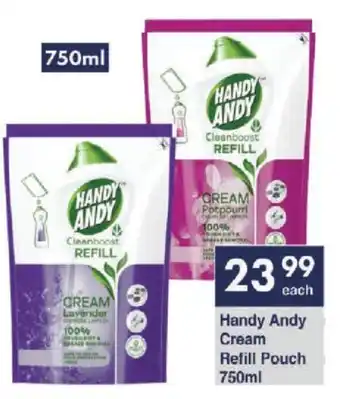 President Hyper Handy Andy Cream Refill Pouch 750ml offer