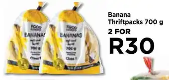 Food Lover's Market Banana Thriftpacks 700g offer