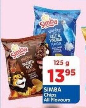 SIMBA Chips All Flavours offer at DB Cash And Carry