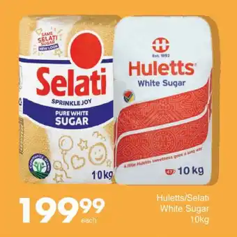 Save Huletts/Selati White Sugar 10kg offer