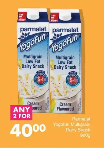 Save Parmalat Yogofun Multigrain Dairy Snack offer