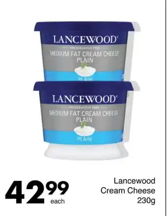 Save Lancewood Cream Cheese 230g offer
