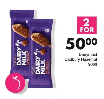 Save Dairymaid Cadbury Hazelnut 90ml offer