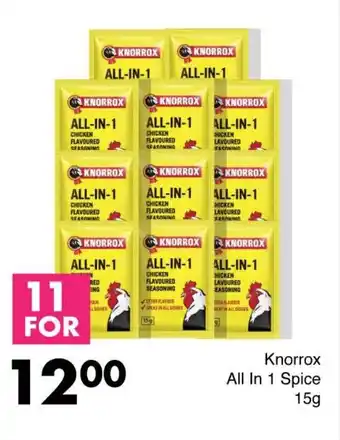 Save Knorrox All In 1 Spice 15g offer