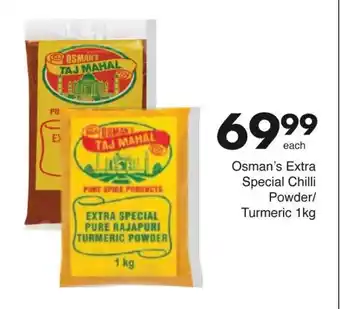 Osman's Extra Special Chilli Powder/ Turmeric 1kg