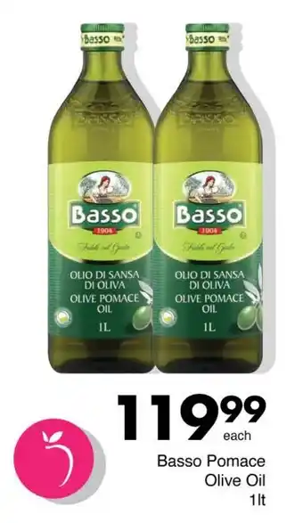 Save Basso Pomace Olive Oil 1lt offer