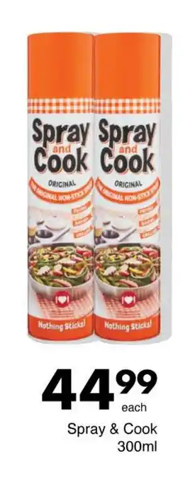 Save Spray & Cook 300ml offer