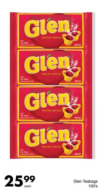 Save Glen Teabags offer
