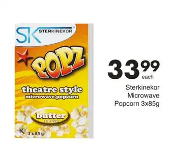 Sterkinekor Microwave Popcorn 3x85g