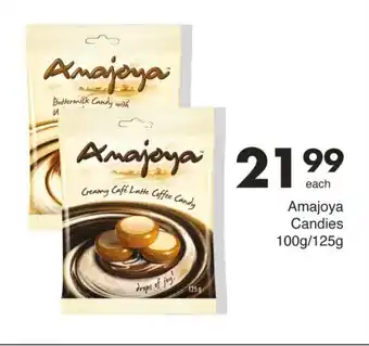 Save Amajoya Candies 100g/125g offer