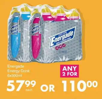 Save Energade Energy Drink 6x500ml offer