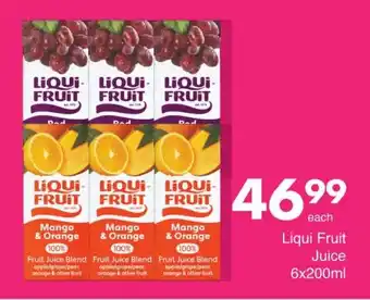 Save Liqui Fruit Juice 6x200ml offer