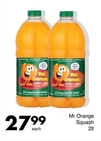 Save Mr Orange Squash 2lt offer