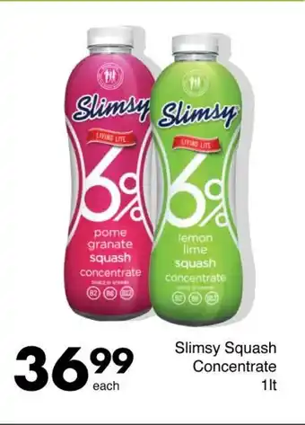 Save Slimsy Squash Concentrate 1lt offer