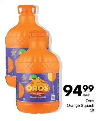 Save Oros Orange Squash 5L offer