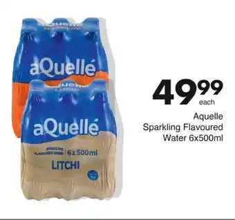 Aquelle Sparkling Flavoured Water 6x500ml