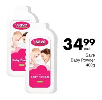 Save Save Baby Powder 400g offer