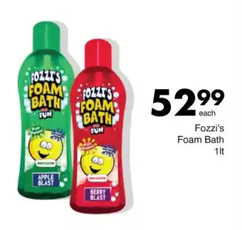 Save Fozzi's Foam Bath offer