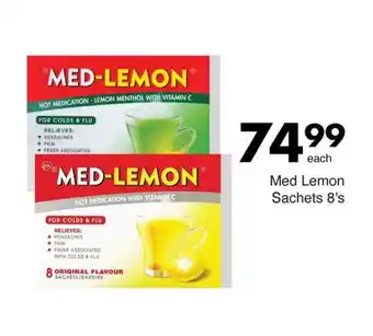 Save Med Lemon Sachets 8's offer