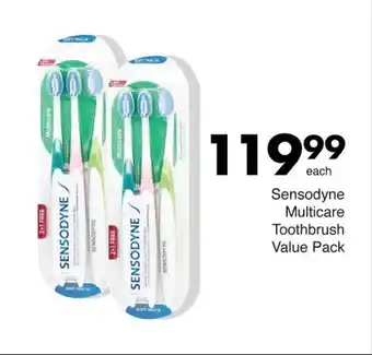 Save Sensodyne Multicare Toothbrush Value Pack offer
