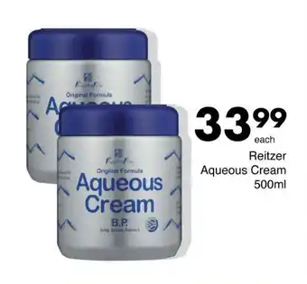 Save Reitzer Aqueous Cream 500ml offer