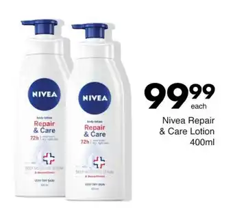 Save Nivea Repair & Care Lotion 400ml offer