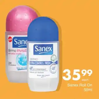 Save Sanex Roll On 50ml offer