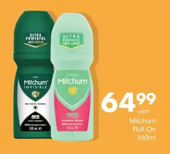 Save Mitchum Roll On 100ml offer