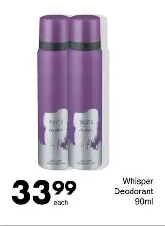 Whisper Deodorant 90ml