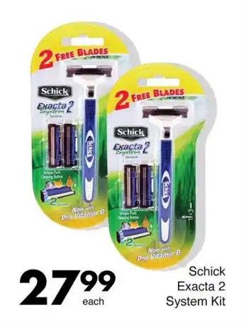 Save Schick Exacta 2 System Kit offer