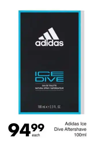 Save Adidas Ice Dive Aftershave 100ml offer