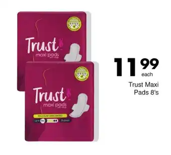 Trust Maxi Pads 8's