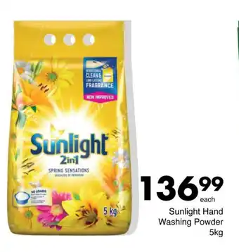 Save Sunlight Hand Washing Powder 5kg offer