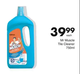 Save Mr Muscle Tile Cleaner 750ml offer