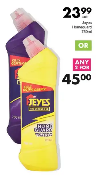 Save Jeyes Homeguard 750ml offer