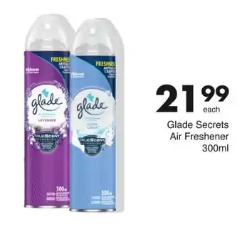 Save Glade Secrets Air Freshener 300ml offer