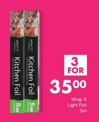 Save Wrap It Light Foil 5m offer