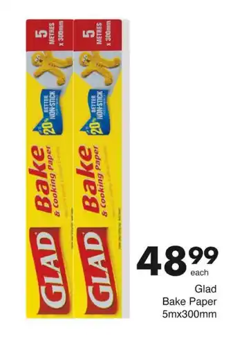Save GLAD Bake Paper 5mx300mm offer