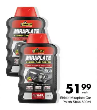 Save Shield Miraplate Car Polish Sh44 500ml offer