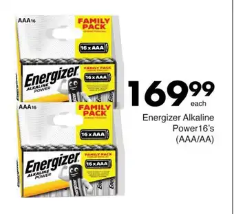 Save Energizer Alkaline Power16's (AAA/AA) offer