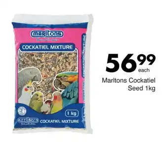 Save Marltons Cockatiel Seed 1kg offer