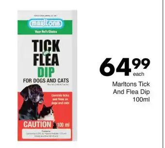 Save Marltons Tick And Flea Dip 100ml offer