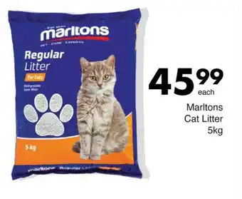 Save Marltons Cat Litter 5kg offer
