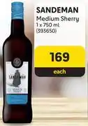 Sandeman Medium Sherry-750ml Each