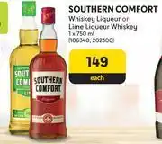 Makro Southern Comfort Whisky Liqueur Or Lime Liqueur Whisky-750ml Each offer