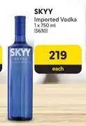 Makro Skyy Imported Vodka-750ml Each offer
