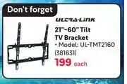 Makro Ultra Link 21-60 Tilt TV Bracket UL-TMT2160 offer
