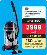 Makro Genesis Commercial Wet & Dry Vacuum Cleaner 80GDC0 offer