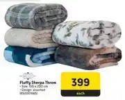 Makro Home Living Fluffy Sherpa Throw-Each offer